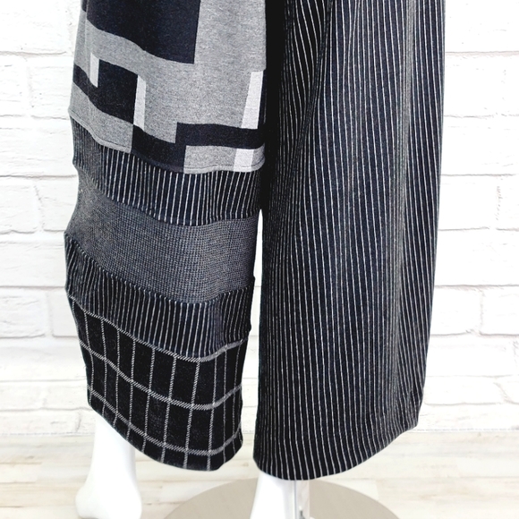 Designer Alembika Funky Blk/Wht Pinstripe Pant NWOT! Alembika Size:4 - Picture 10 of 12